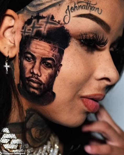 Blueface Flaunts New Face Tattoos From Prison, His Mom。